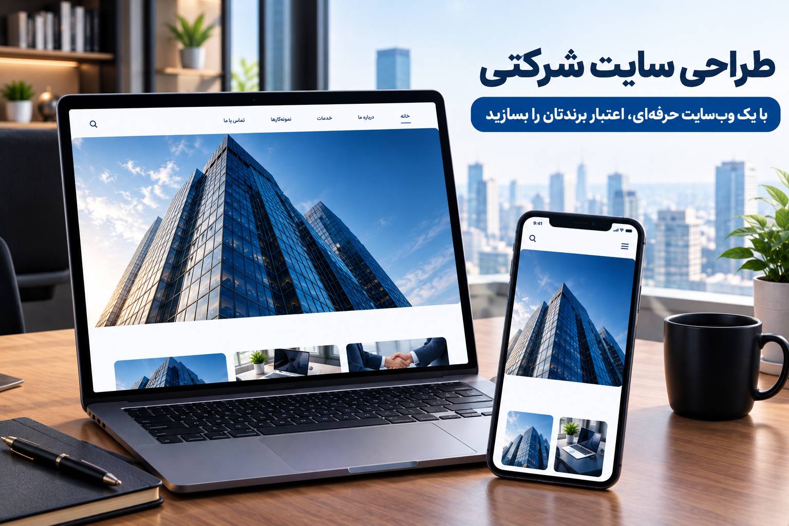طراحی سایت شرکتی در شیراز | حرفه‌ای، اختصاصی